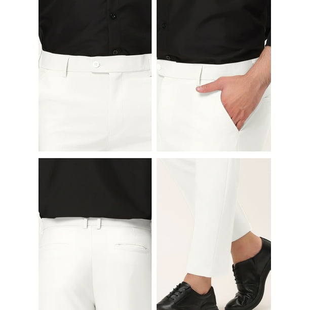 Pantalon a Pinces Taille Haute Homme Noir - Restauration et Réception/ Pantalons et Bermudas de Service 