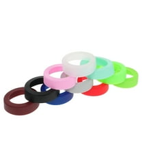 Homoyoyo 10Pcs Heat Insulation Silicone Bottle Cover Non Skid Boot for Water Bottles