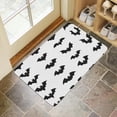 thumbnail image 4 of Happy Halloween Bat Door Mat,Home Decor Indoor Outdoor 17x30 Inch Ghost Boo Spooky Floor Mats for Kitchen Nursery Floor Entryway Rug, 4 of 6