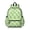 Green and White, variant on Purple and Black Checkered Pattern Backpack for School, Cute School Bag with Adjustable Shoulder Straps and Padded Back, 13.4"x11"x4.7"