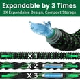 thumbnail image 6 of 100ft Expandable Garden Hose, Lightweight Flexible Water Hoses with 10 Spray Nozzles, Green, 6 of 9