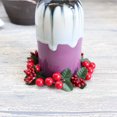 thumbnail image 2 of Juego de 8 anillos para velas de pilar con frutos rojos para velas de 8 cm: decoración romántica para San Valentín o bodas, 2 of 5