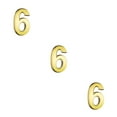 thumbnail image 1 of maskred Numéros de Maison pour Extérieur Style Simple Panneaux Numériques Accessoires de Marquage Numéro Exquis Numéro 6 3 Pcs, 1 of 6
