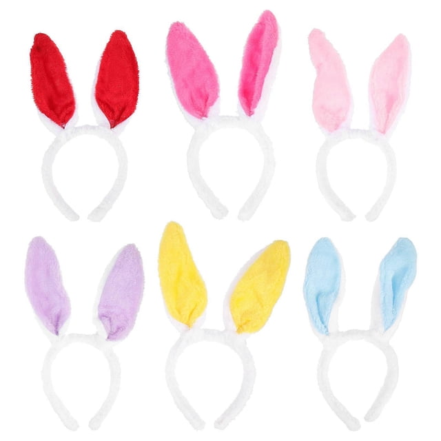 a refined and engaging product description for your plush bunny ears headband:\n\n \n\n**6pcs Plush Bunny Ears Headband – Adorable Rabbit Ear Hair Hoops