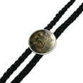 thumbnail image 2 of Ocelot Wild Cat Western Southwest Cowboy Necktie Bow Bolo Tie, 2 of 4