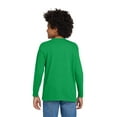 thumbnail image 5 of Gildan Heavy Cotton Youth Long Sleeve T-Shirt, Kids Classic Fit Cotton Tee, Irish Green, XS, 6-Pack, 5 of 5