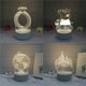 thumbnail image 3 of Lámpara de mesa acrílica creativa con luz nocturna 3D, regalo de Navidad, accesorio decorativo versátil, tamaño compacto, 3 of 4