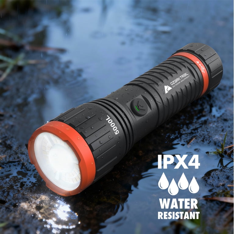 LED Rechargeable Flashlight, 5000 Lumens, USB-C photo 4