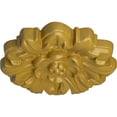 thumbnail image 3 of Ekena Millwork 7 5/8"OD x 1"P Emery Leaf Ceiling Medallion, Hand-Painted Iridescent Gold, 3 of 7
