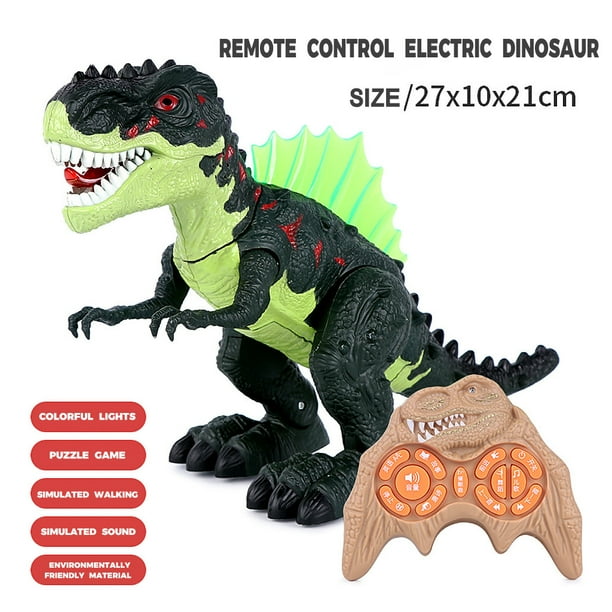 Siaonvr Remote Control Walking Dinosaur Toy Simulation Dinosaur