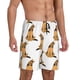 thumbnail image 2 of Balery German Shepherd Dog Pantalones cortos de pijama de punto de algodón para hombre con cinturilla y bolsillos-3X-Large, 2 of 6