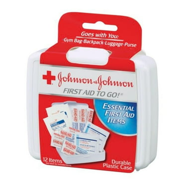 First Aid Kit Johnson and Johnson to Go Plastic Case (EA/1)