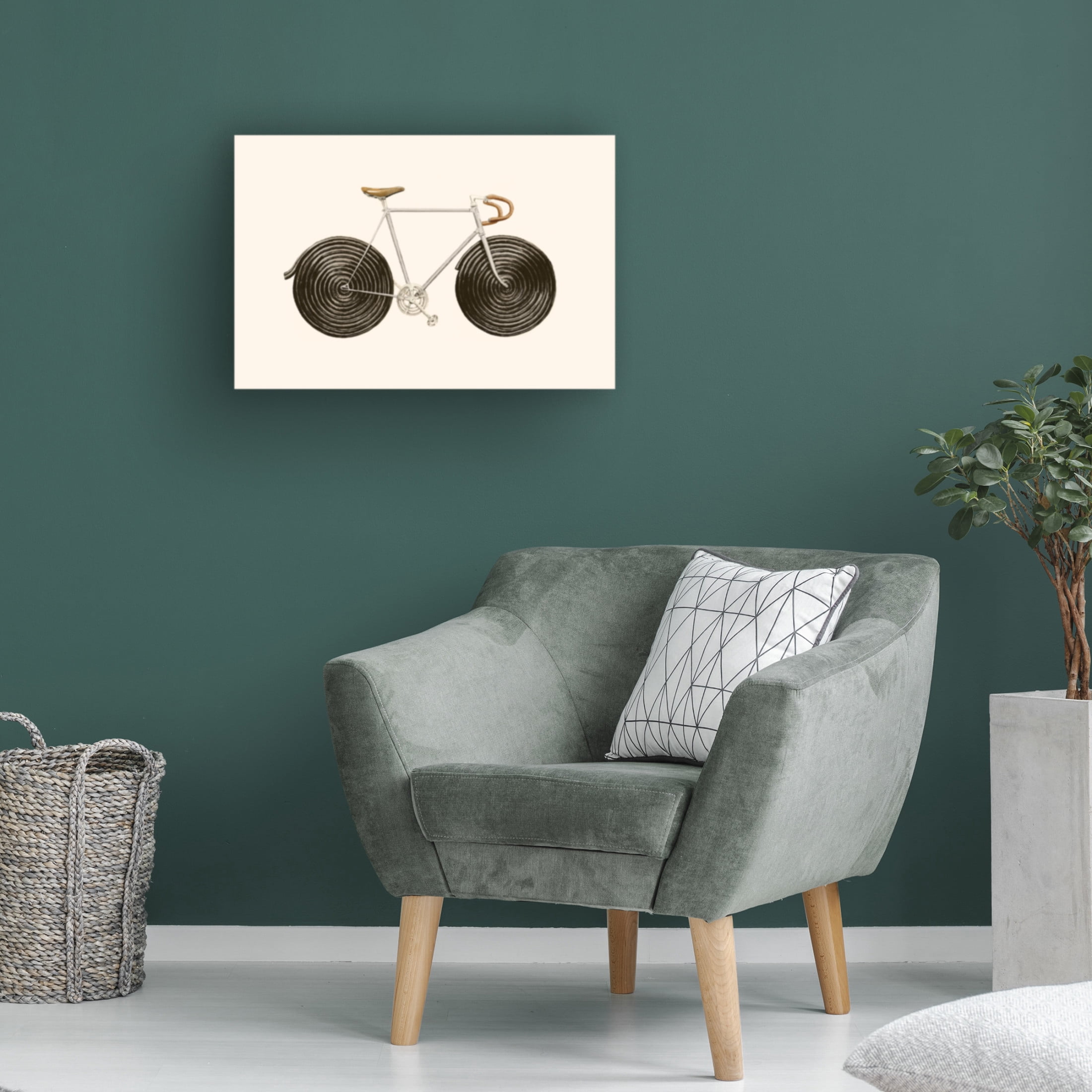 Trademark Fine Art Florent Bodart  Licorice Bike Canvas Wall Art