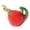 Red, variant on VMWMSSR Ceramic Oil Dispenser Bottle Strawberry Shaped Anti- Spout 3D Embossed Decorative Fruit Oil Cruet For Home Kitchen Counter(Pink-6.69")