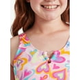 thumbnail image 3 of Justice Care Bears 3-Piece Bikini with Cover Up Skirt Swimsuit, Sizes 5-18, 3 of 6