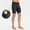 Black, variant on Compression Shorts Men, Spandex Running Shorts Athletic Workout Sport Performance Baselayer Underwear