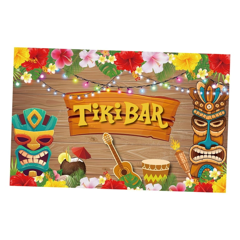 Tiki Bar Decor - Bar Signs & Decorations  Luau birthday party, Hawaiian  party decorations, Hawaiian luau party
