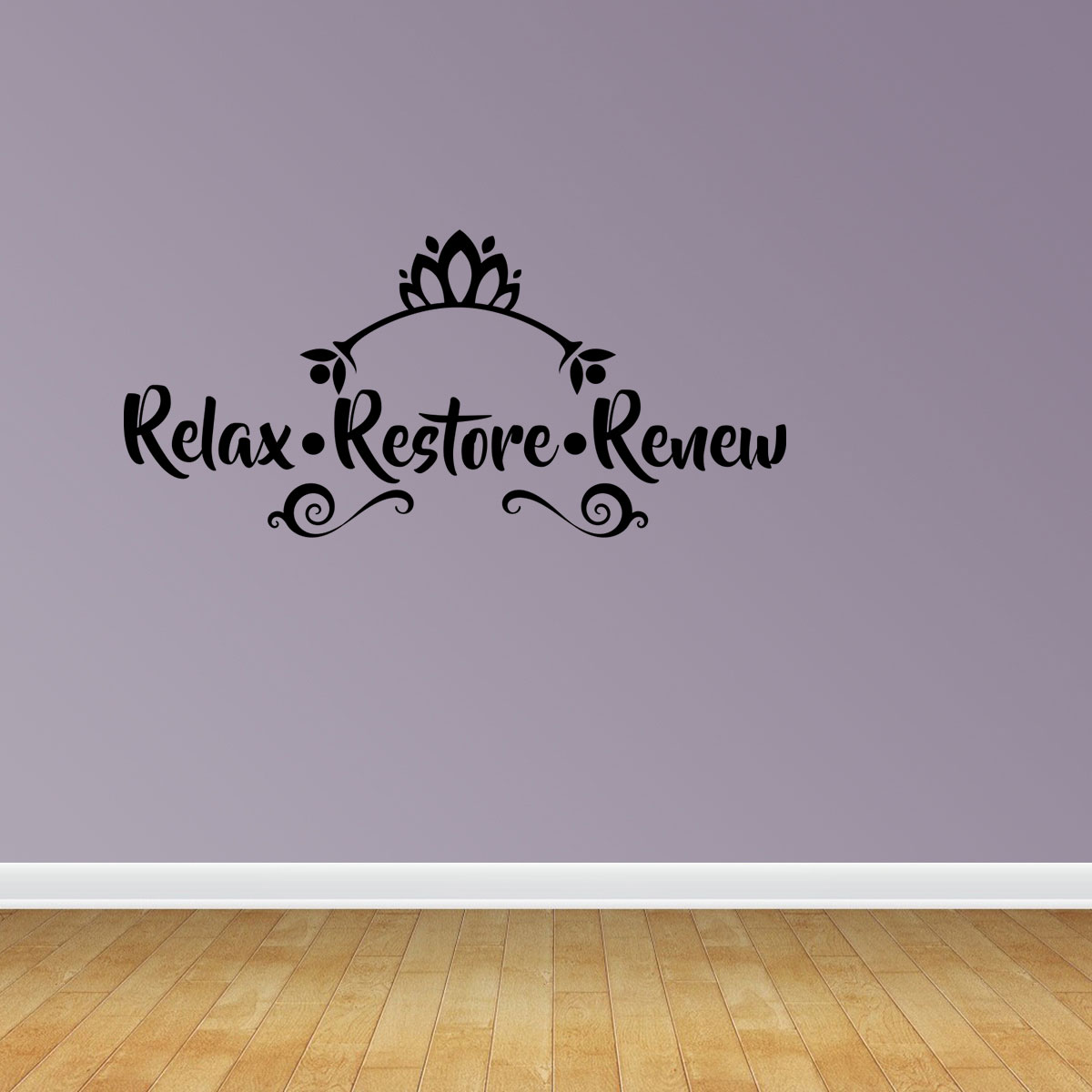 Wall Decal Quote Relax Restore Renew Sticker Room Decor JP566 Walmart