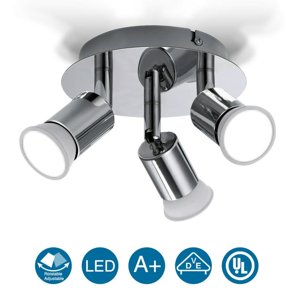 Multi Directional Led Rotatable Ceiling, Large Directional Spot Light Fixture