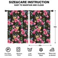 thumbnail image 2 of Blackout Kids Curtains,Pioneer Flower Floral Print Pattern Childrens Insulated Curtains Set Of 2,Bedroom Essentials,Toddler Room Decor 42"x63", 2 of 5
