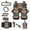 American Tribal Highland Cow Hibiscus Frangipani, variant on Renewold Highland Cow Boho Floral Car Seat Covers Front Back Seats Set of 14, Steering Wheel Cover Seatbelt Pad Trash Bin Armrest Cushion Rearview Mirror Cover Gear Shift Cover Set Cup Holder