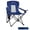 Blue, variant on FREESKY Camping Chair Breathable Mesh Portable Outdoor Folding Chairs with Cooler Bag & Side Pocket, Red