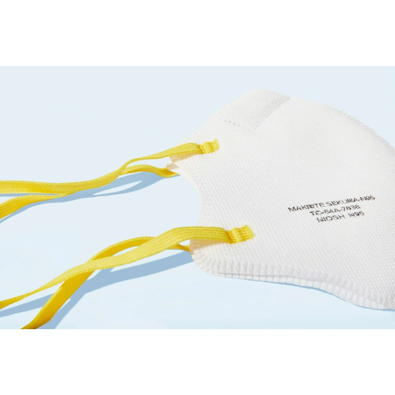 Makrite, N95 Respirator Mask, Size M/L, Foldable, NIOSH Certified
