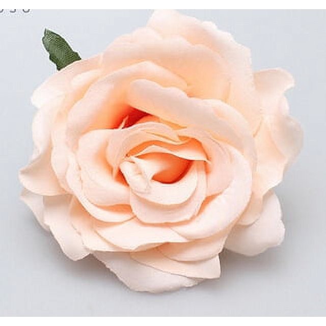Broche con forma de rosa para el pelo, accesorio de playa con borde de rosa, accesorio para el pelo con flores artificiales, fácil de usar