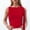 Red, variant on DuoJiaJ Women's Ruched Off One Shoulder Tops Asymmetrical Tie Shoulder Tank Top Cotton Tank Tops for Women