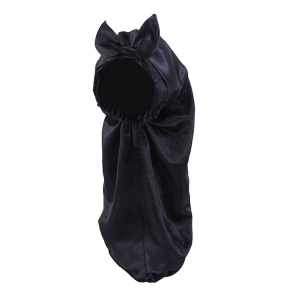 Generic Silk Night Sleeping Cap For Women Long Hair Bonnet Smooth Lightweight Breathable Soft Sleeping Hat For Sleeping Hair Unisex Knit Beanie Hat