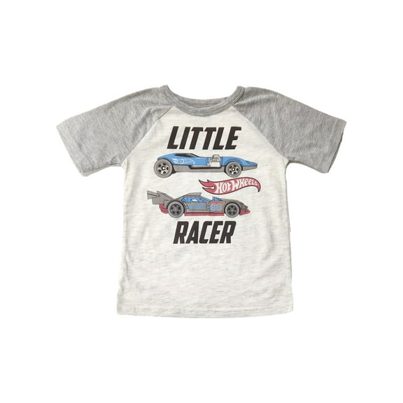 Hot Wheels Toddler Boys Gray Hot Wheels Little Racer T-Shirt Tee Shirt 4T