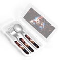 thumbnail image 4 of Picia Mario Pattern Toddler Utensils, Children's Knife, Fork And Spoon Set,Kids Silverware Set with Handle, 430 Stainless Steel, 4 of 8
