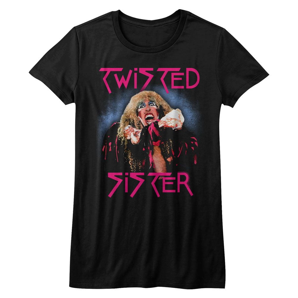 Twisted Sister Can't Stop Rock Black Adult T-Shirt - Walmart.com