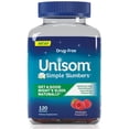 thumbnail image 1 of Suplemento Simple Slumbers con 120 Gomitas para Dormir Melatonina 5 mg Frambuesa Unisom UM-545353S, 1 of 2
