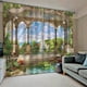 thumbnail image 3 of Advancent Cortina de ventana para colgar en la pared, cortinas decorativas impermeables, máquina de impresión, cortinas lavables para sala de Sombras de ventana  tipo C L, 3 of 6