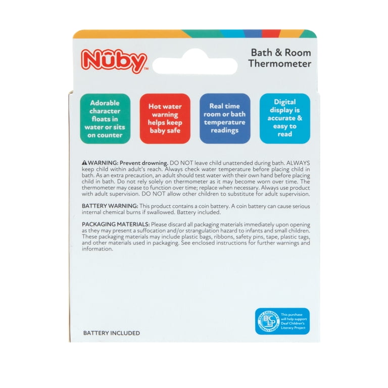 Nuby Floating Penguin Bath & Room Digital Thermometer photo 6