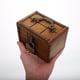 thumbnail image 3 of ColoMX Caja de almacenamiento Vintage con cerradura, caja de recuerdos decorativa pequeña, joyero de madera antiguo, Cofre del Tesoro con bisagras para el hogar, 3 of 8