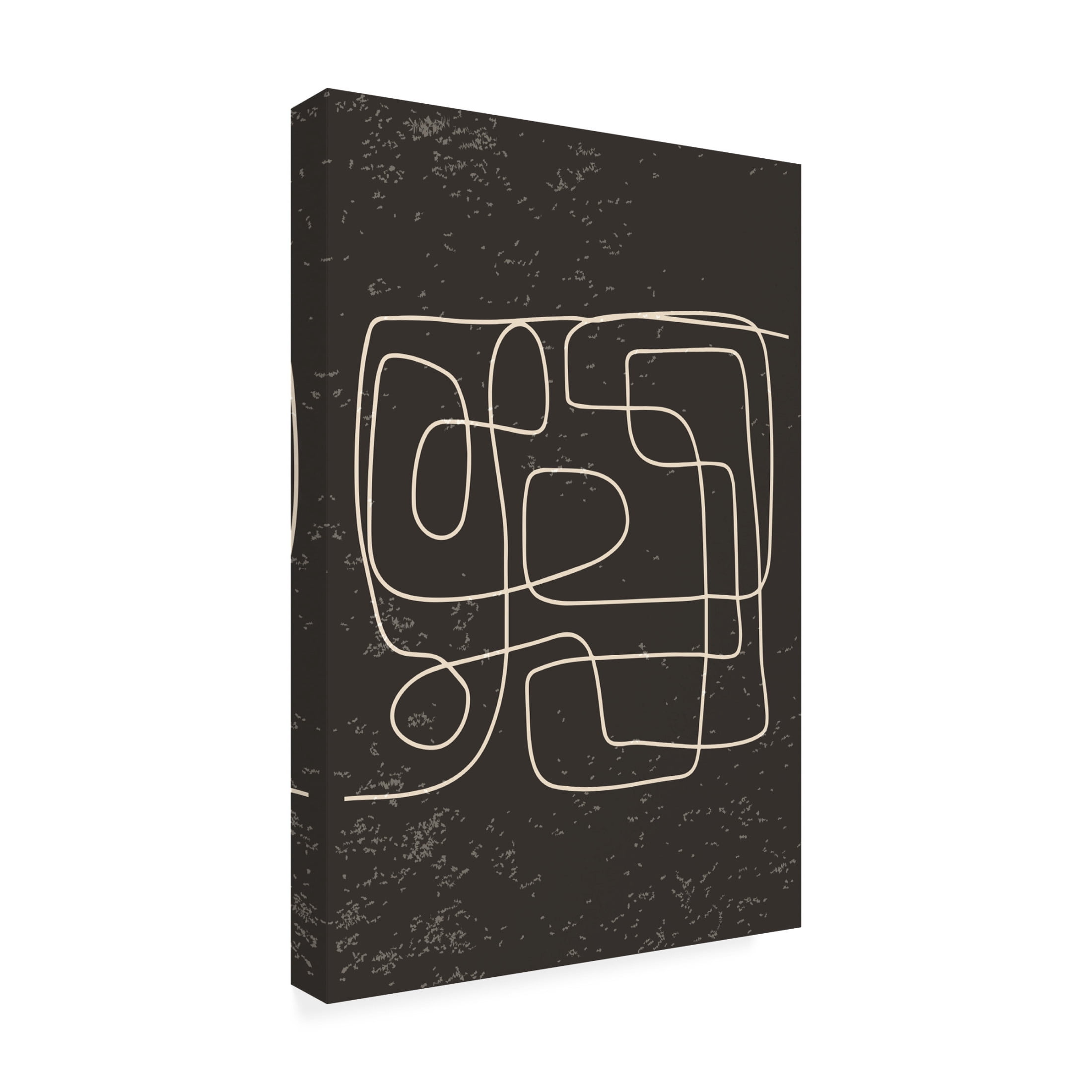 Trademark Fine Art jay stanley Black and White Lines 3 Canvas Wall Art