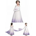 thumbnail image 6 of Girls Kids Princess Dress Elsa Costume Halloween Christmas Skirt Birthday, 6 of 6