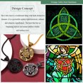 thumbnail image 5 of FaithHeart Celtic Knot Necklace for Men Women Stainless Steel Vintage Pendant Medallion Amulet Girlfriend Birthday Christmas Fathers Mothers Day Jewelry Gift, 5 of 8