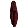 thumbnail image 5 of VISALY Womens Linen 2 Piece Sets Fashion Sleeveless V Neck Halter Top Matching Baggy Wide Leg Long Pants Set Summer Casual Outfits Trendy Loose Fit Cotton Linen Matching Lounge Set Wine M, 5 of 6