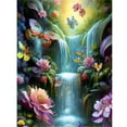 thumbnail image 1 of 5D DIY Taladro Diamante Pintura Cascada Kit Del Artesanía 30x40CM, 1 of 9
