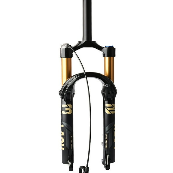 29-Inch MTB Air Suspension Front Fork - 120mm Travel, Aluminum Alloy Lightweight, Straight Tube Disc Brake - For All Riders