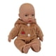 thumbnail image 1 of Muñeca Reborn Zulema de silicona hecha a mano 11 pulgadas unisex marrón, 1 of 7
