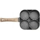 thumbnail image 2 of Non stick frying pan, egg and hamburger frying pan, 4-hole, 2 of 5