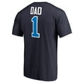 thumbnail image 3 of Men's Navy Oklahoma City Thunder #1 Dad T-Shirt, 3 of 3