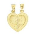 thumbnail image 4 of 10k Gold Breakable Heart Shaped Pendant for Best Friends - Jewelry for Friends, 4 of 5