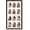Brown, variant on 8x10 Double Picture Frame White Mat For Displaying Two 4x6 Pictures, Photo Frame for Wall Mounting or Tabletop, Black.