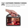 thumbnail image 6 of Case for Samsung Galaxy Tab A7 Lite 8.7 2021 SM-T220/T225, Kids-Proof Shockproof EVA Handle Stand Cover, Black, 6 of 8
