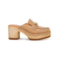 thumbnail image 2 of Madden Girl Womens Suzanne Faux Suede Block Heel Clogs, 2 of 3